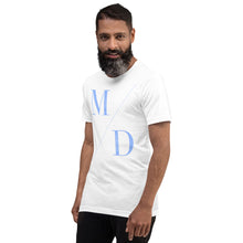 Load image into Gallery viewer, MD Split White/Carolina T-Shirt