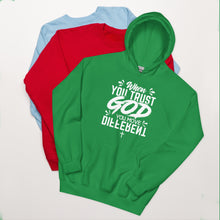 Load image into Gallery viewer, Trust God Hoodie/White Font
