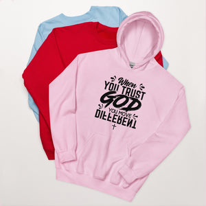 Trust God Hoodie/Black Font