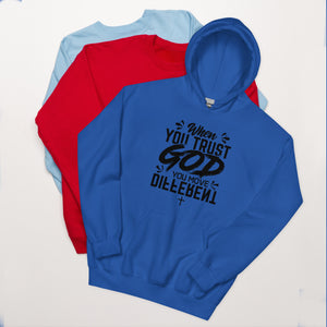 Trust God Hoodie/Black Font