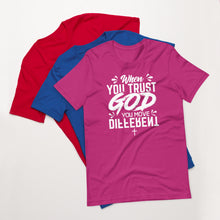 Load image into Gallery viewer, Trust God T-Shirt/ White Font
