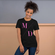 Load image into Gallery viewer, MD Split Pink/Black/White T-Shirt
