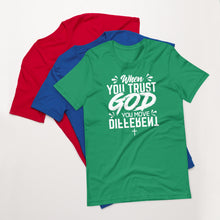 Load image into Gallery viewer, Trust God T-Shirt/ White Font
