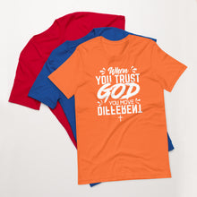 Load image into Gallery viewer, Trust God T-Shirt/ White Font
