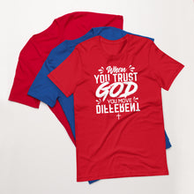 Load image into Gallery viewer, Trust God T-Shirt/ White Font
