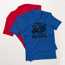 Load image into Gallery viewer, Trust God T-Shirt/ Black Font
