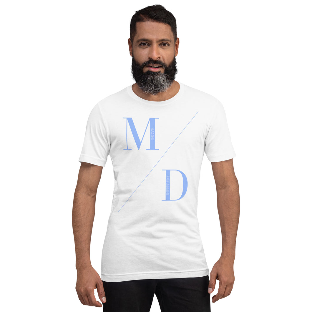 MD Split White/Carolina T-Shirt